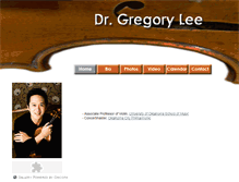 Tablet Screenshot of gregorylee.org